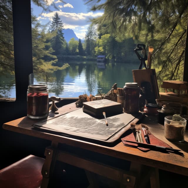 Melodías Junto Al Lago Para El Trabajo: Trabajo Enfocado Por El Tranquilo Lago - Paisajes de alegría