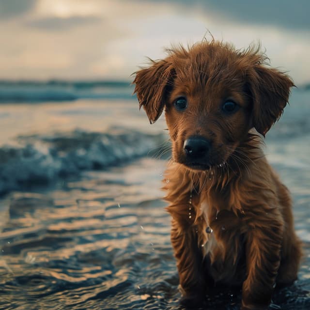 Canes En El Océano: Ecos Relajantes Para Perros - Canciones para que los perros duerman