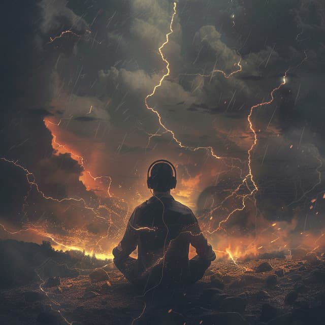 Calming Thunder: Meditation Rhythms - Meditation Music Collective