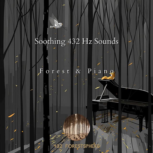 Soothing 432 Hz Sounds: Forest & Piano - 432 Forestsphere