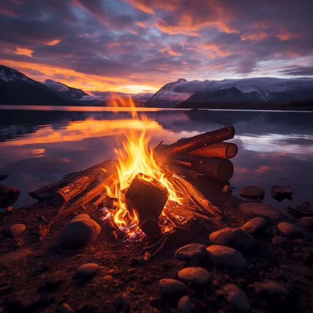 Armonía Entre La Naturaleza Y El Fuego: Paisajes Sonoros Serenos - Paraíso de los sonidos de la naturaleza