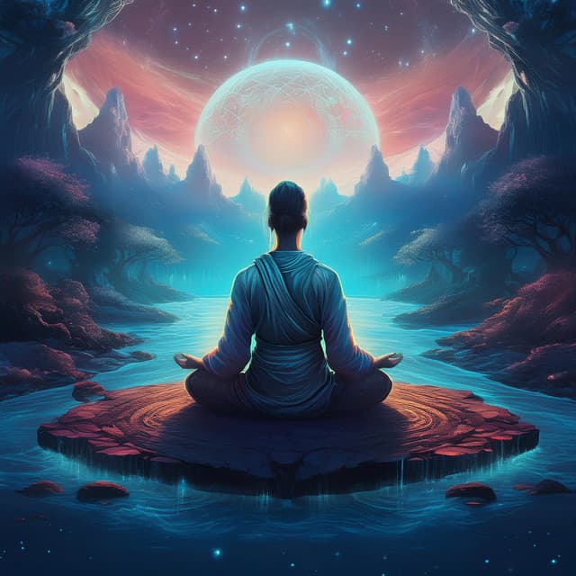 Meditación Serena: Música Calmada Para Una Concentración Profunda - Ilustración del lamaísmo