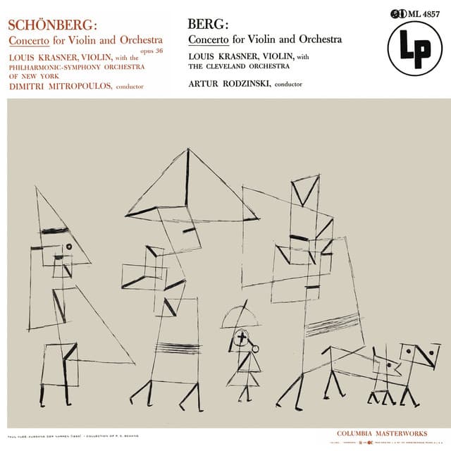 Schoenberg & Berg: Violin Concertos - Louis Krasner