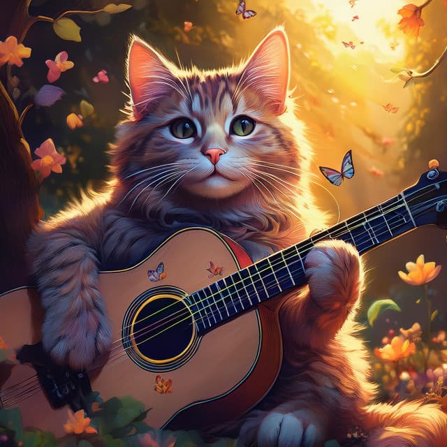 Relaxing Guitar Music: Gentle Melodies for Cats - Relaxing Chillout Music Zone