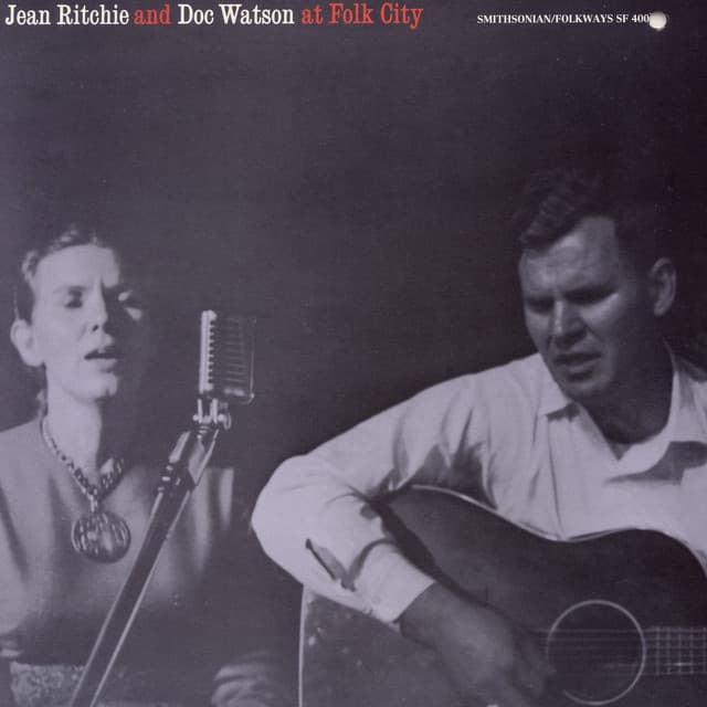 Jean Ritchie and Doc Watson at Folk City - Jean Ritchie