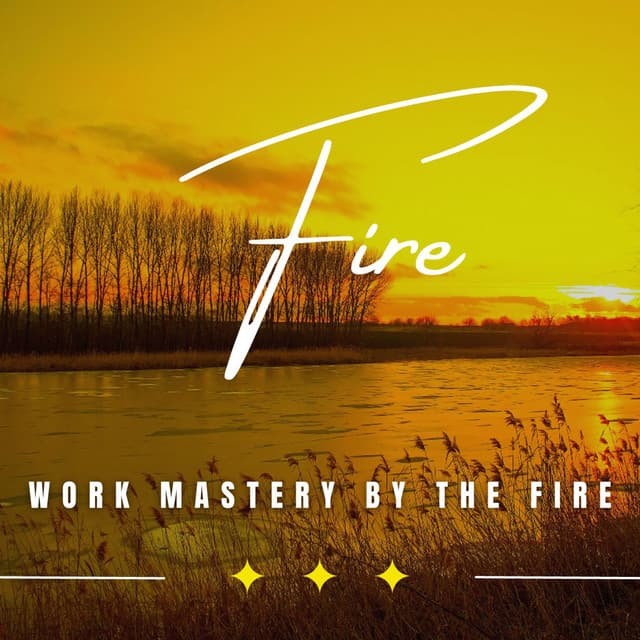 Fire Productivity: Binaural Work Mastery - Sunrise Flames Fire Sounds