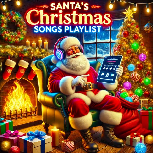 Santa's Christmas Songs Playlist - Chansons de Noël et Chants de Noël