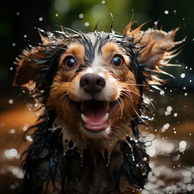 Tiempo De Juego Bajo La Lluvia: Perros Con Melodías Alegres - Mago de la melodía animal