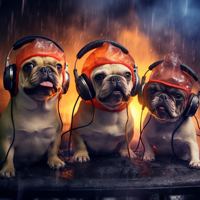 Rain Echoes: Melodic Tails for Canine Calm - Rain Therapy