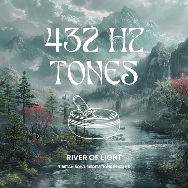 River of Light: Tibetan Bowl Meditations in 432 Hz - 432 Hz Tones