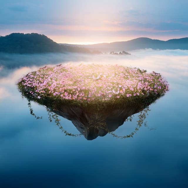 The Celestial Electronic Music: Rhythms For A Peaceful Night - Alpha Beta Delta Theta Frequencies