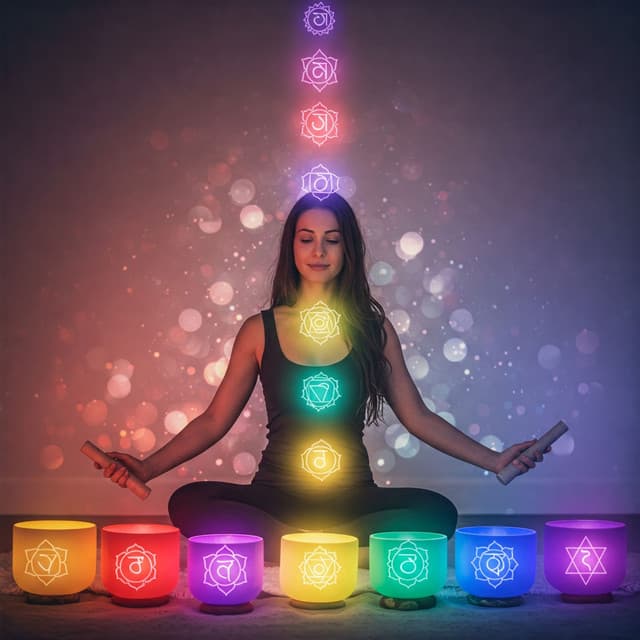 Seven Chakras Rebalancing: Crystal Singing Bowls for Chakra Energy Alignment, and Balanced Living - Chakra Balancing Music Oasis