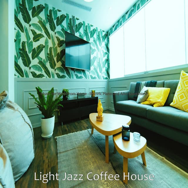 Music for Work from Home - Electric Piano and Alto Saxophone - Light Jazz Coffee House