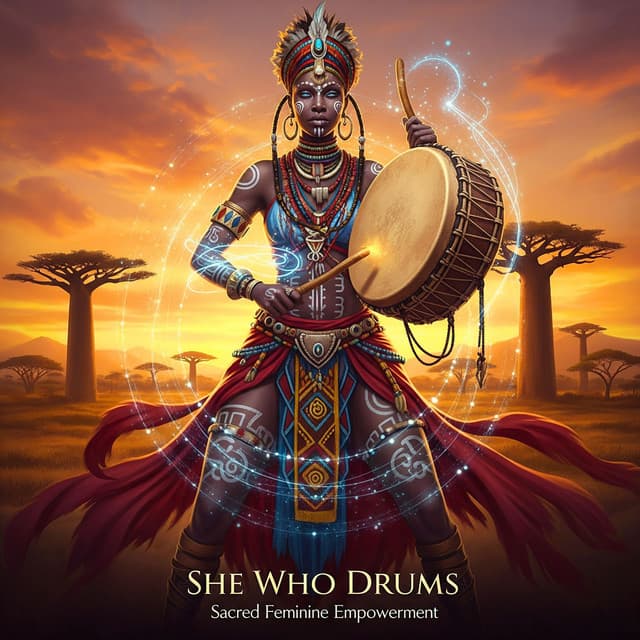 She Who Drums, Sacred Feminine Empowerment - African Music Drums Collection