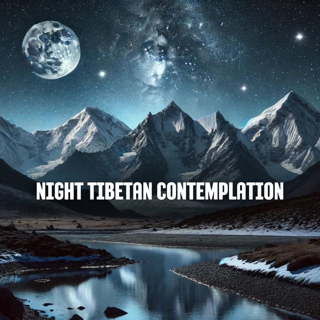 Night Tibetan Contemplation: Himalayan Nature Ambience with Mountain Flute - Tibetan Meditation Academy