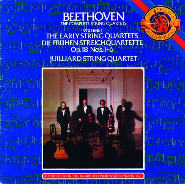Beethoven: The Early String Quartets, Nos. 1-6 - Ludwig van Beethoven