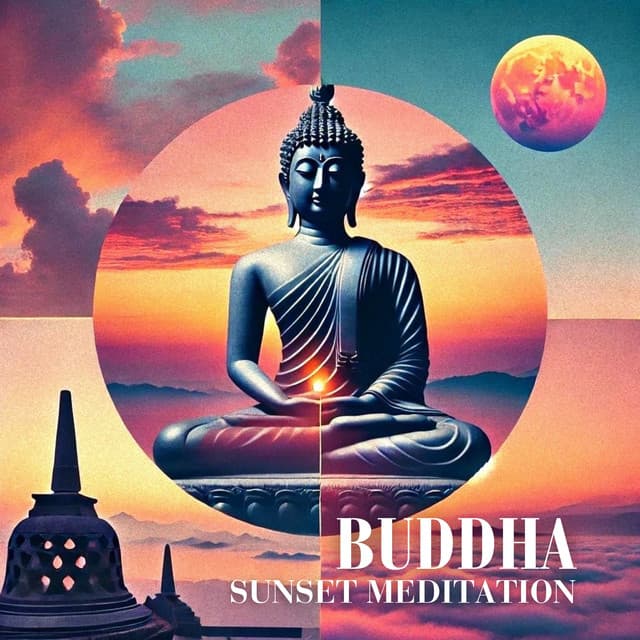 Buddha Sunset Meditation: Spiritual Calm, Peaceful Enlightenment, Meditative Stillness - Calm Music Zone