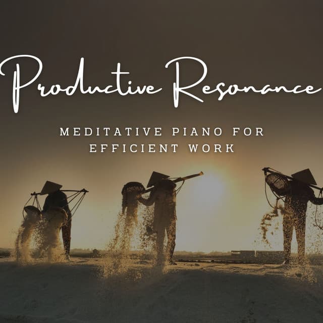 Productive Resonance: Meditative Piano for Efficient Work - Coffee Shop Jazz Piano Chilling