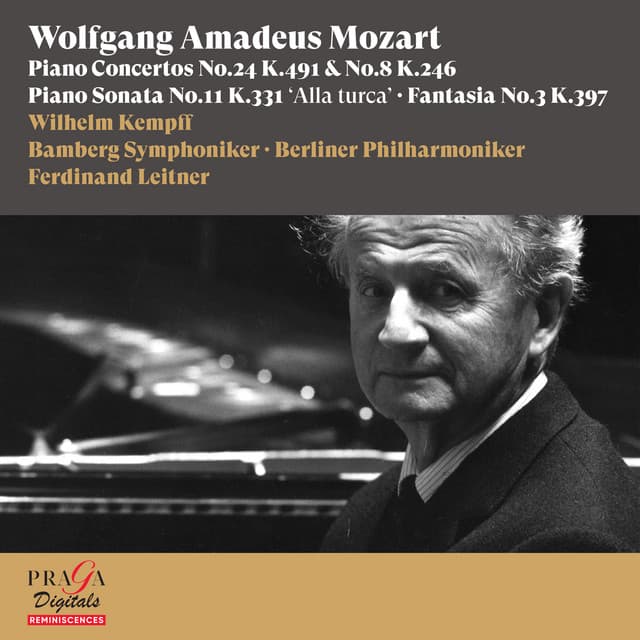 Wolfgang Amadeus Mozart: Piano Concertos Nos. 8 & 24, Piano Sonata No. 11, Fantasia No. 3 - Wolfgang Amadeus Mozart