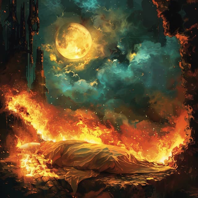 Binaural Fire Lullabies: Sleep Harmonies - Sleep Music