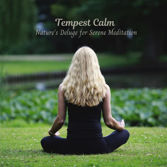 Tempest Calm: Nature's Deluge for Serene Meditation - Creatress