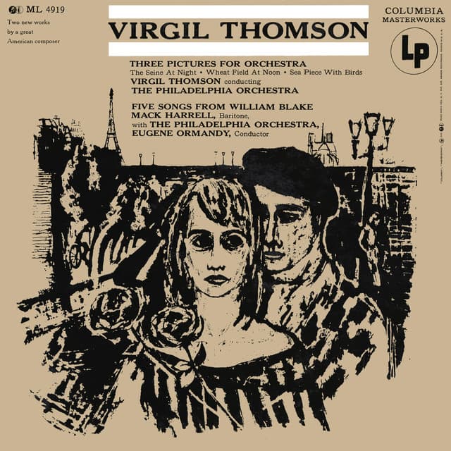 Thomson: 3 Pictures for Orchestra & 5 Songs from William Blake - Virgil Thomson