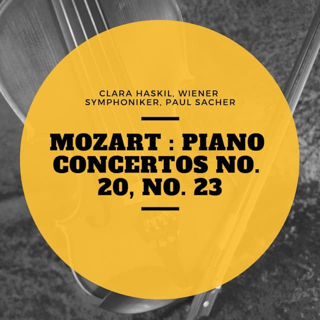 Mozart : Piano Concertos No. 20, No. 23 - Clara Haskil