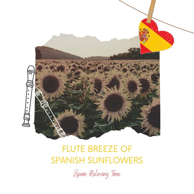 Flute Breeze of Spanish Sunflowers: Harmony on the Hammock - Spain Relaxing Time