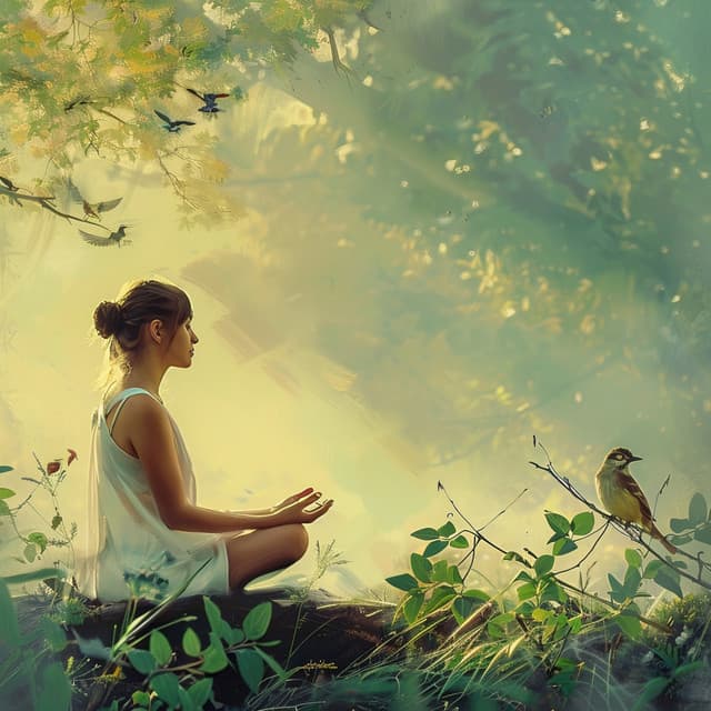 Coro De Meditación Binaural: Aves En Armonía - 92 96 Hz - Meditación Relajante