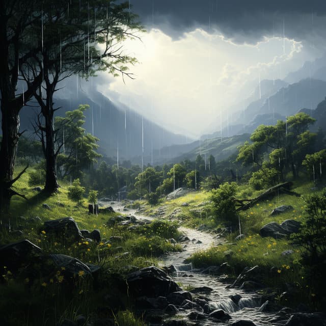 Binaural Rain for Calming and Soothing Dogs - Dreamlike Studio