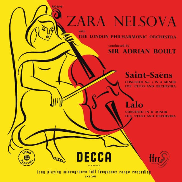 Saint-Saëns: Cello Concerto No. 1; Lalo: Cello Concerto - Zara Nelsova