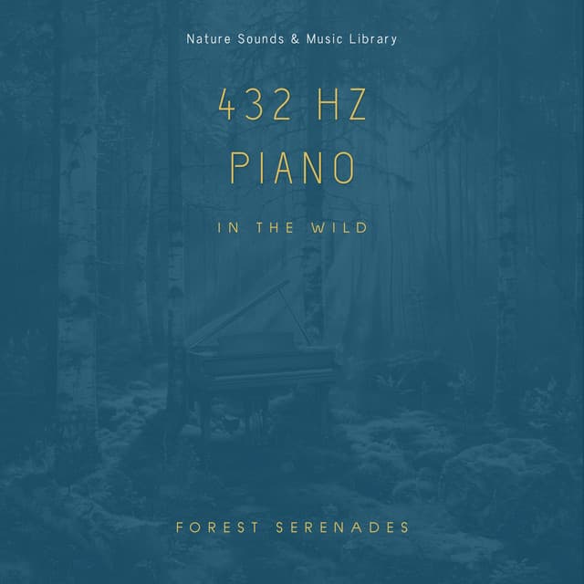 432 Hz Piano in the Wild: Forest Serenades - Nature Sounds & Music Library
