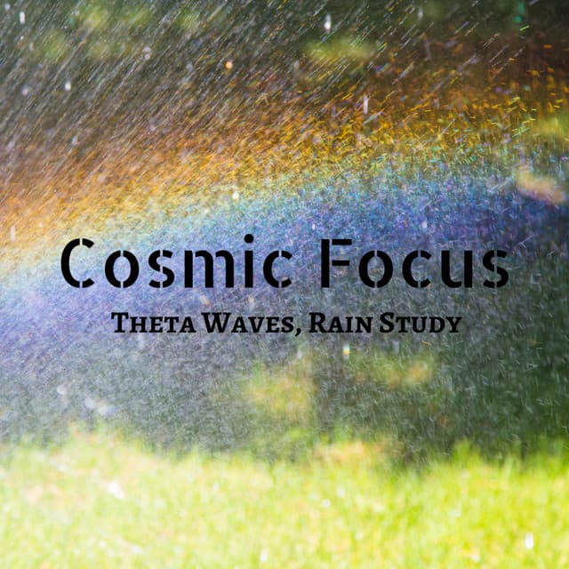 Cosmic Focus: Theta Waves, Rain Study - Music for Focus Classics