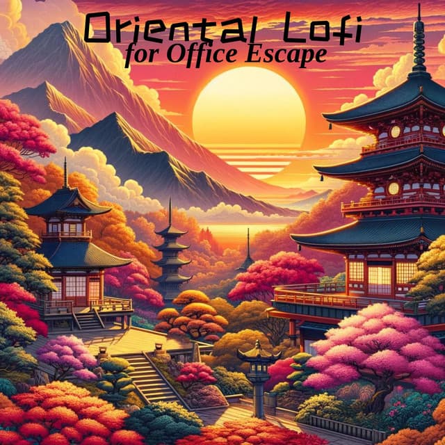 Oriental Desktop Dreams: Lofi Ambient Waves for Office Escape - Lofi Frameworks