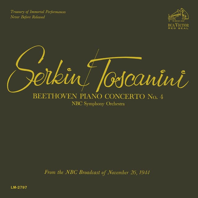Beethoven: Piano Concerto No. 4 - Rudolf Serkin