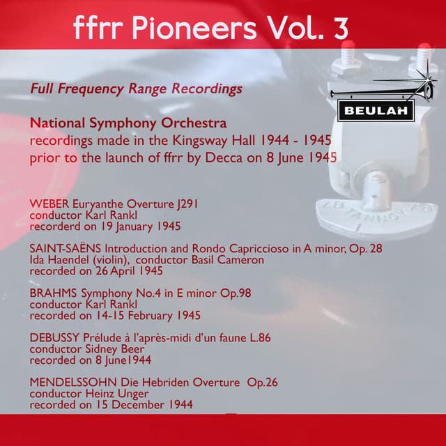 Ffrr Pioneers, Vol. 3 - National Symphony Orchestra