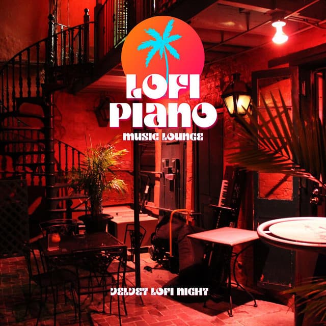 Velvet Lofi Night - Lofi Piano Music Lounge
