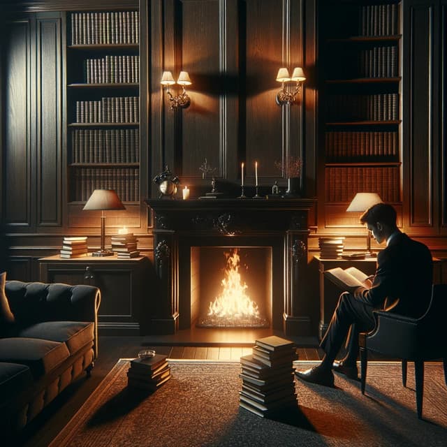 Studious Flames: Fire Music for Study - Background Music Experience