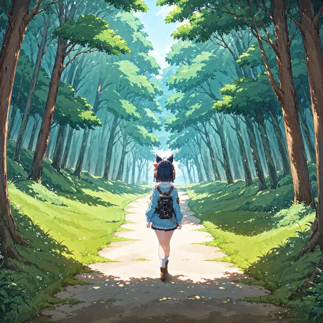 Echoes in the Past - Lofi - Anime Girl Lofi