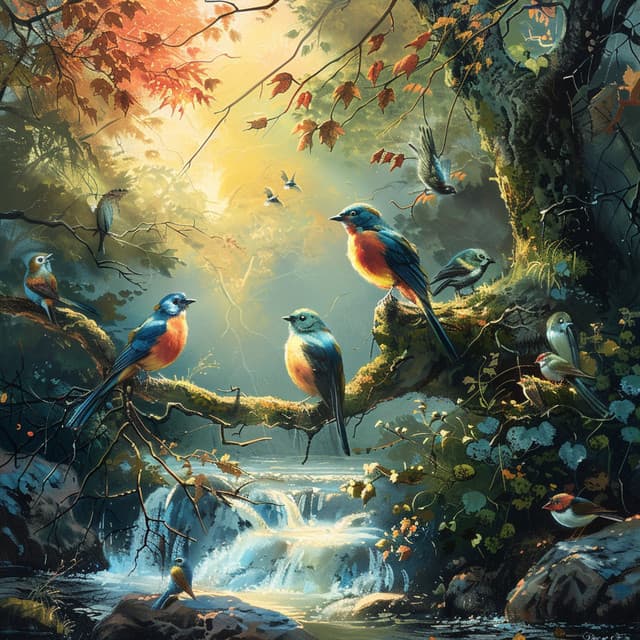 Binaural Birds at Creek: Nature’s Rhythms Unfold - 78 72 Hz - Jupiter Productions