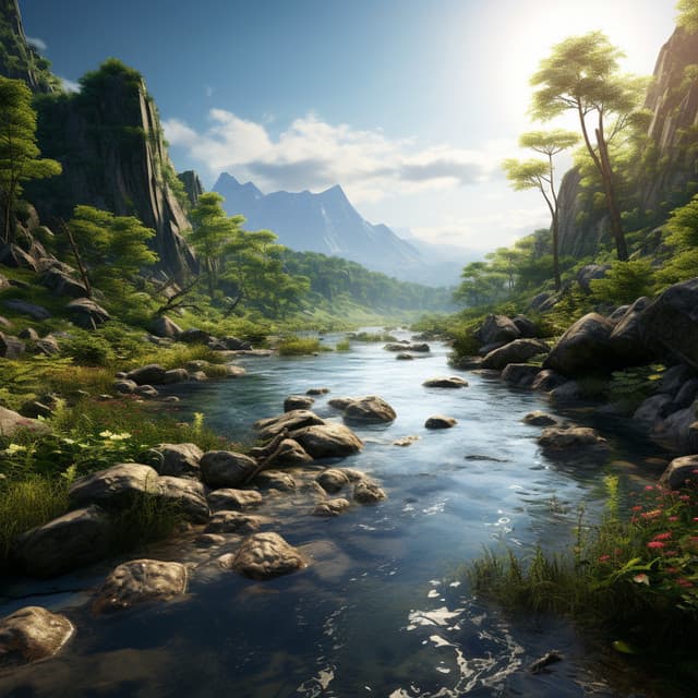 Water Music Tides: Meditation's Mellow Moments - Mellow Sunday Morning Music