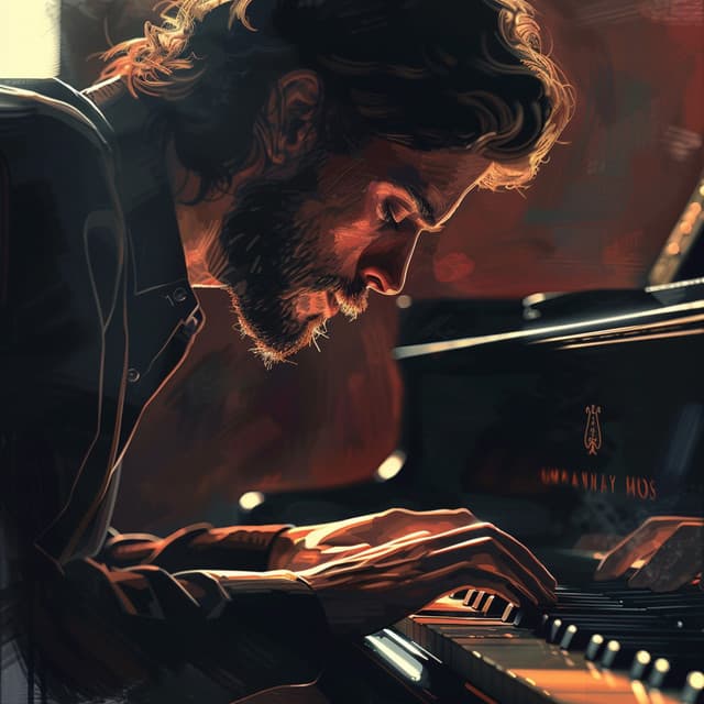 Noches Luminosas: Acordes De Música De Piano - Experiencia de piano y olas del océano