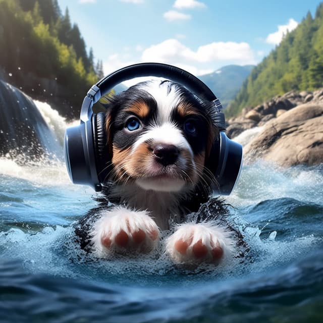 River Tranquility: Soothing Dogs Melody - The Healing Power Of Granular Sound