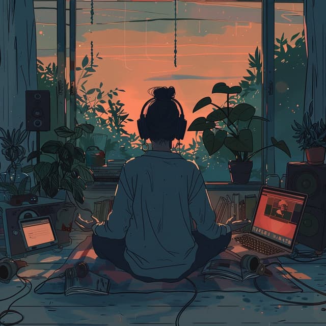 Meditation's Flow: Calm Mindful Melodies - Cinematic Meditation