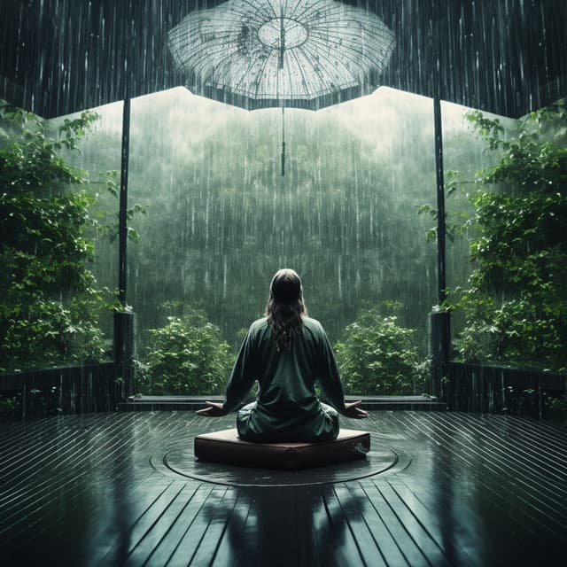 Meditación En El Abrazo De La Lluvia Al Piano - Escalofrío de jazz de piano