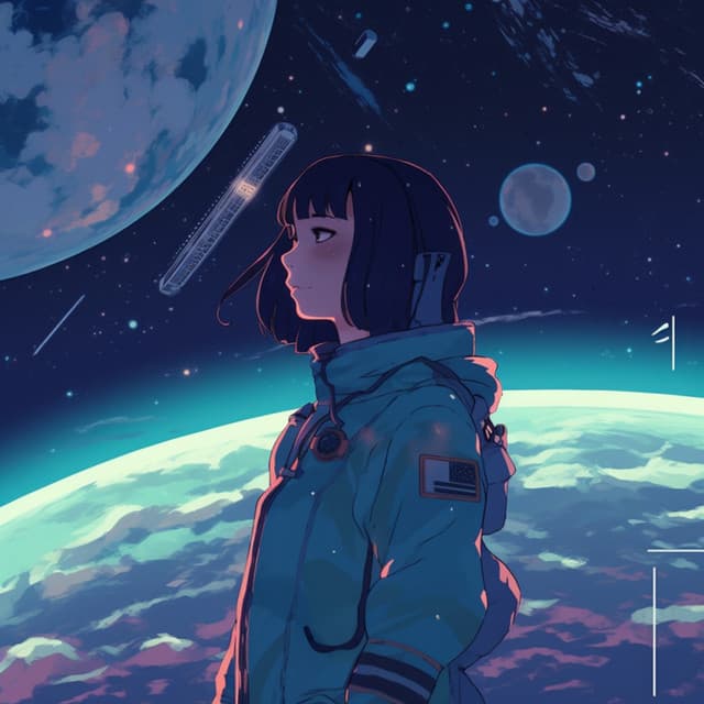 Stellar Tranquility - Chill on Moon