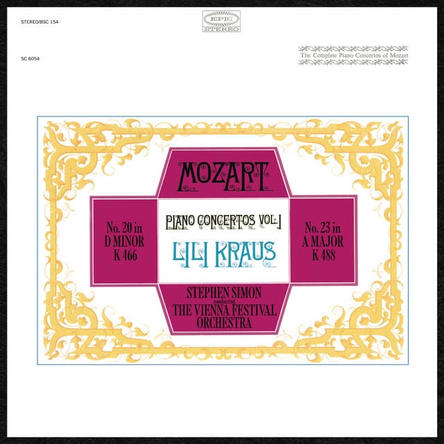 Mozart: Piano Concertos Nos. 20 & 23 - Wolfgang Amadeus Mozart