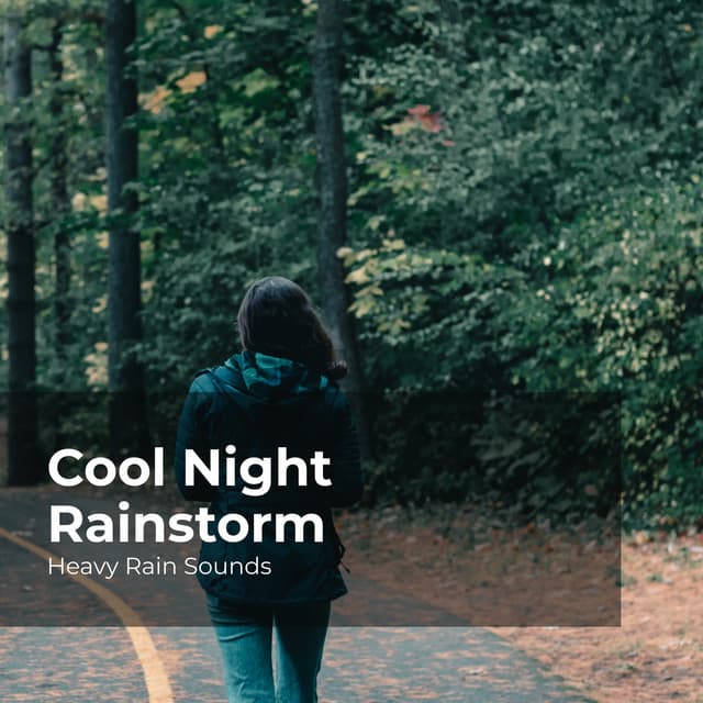 Cool Night Rainstorm - Heavy Rain Sounds