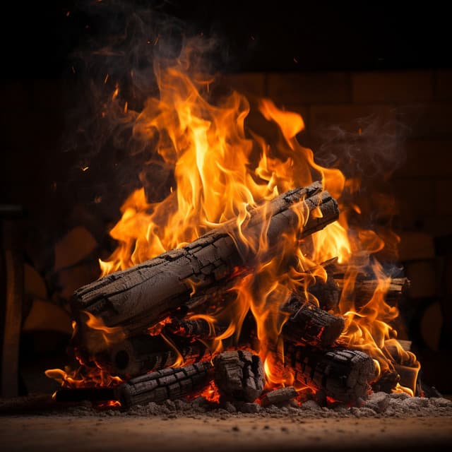 El Ritmo Natural Del Fuego: Melodías Relajantes Al Aire Libre - Calma ASMR White Soughs