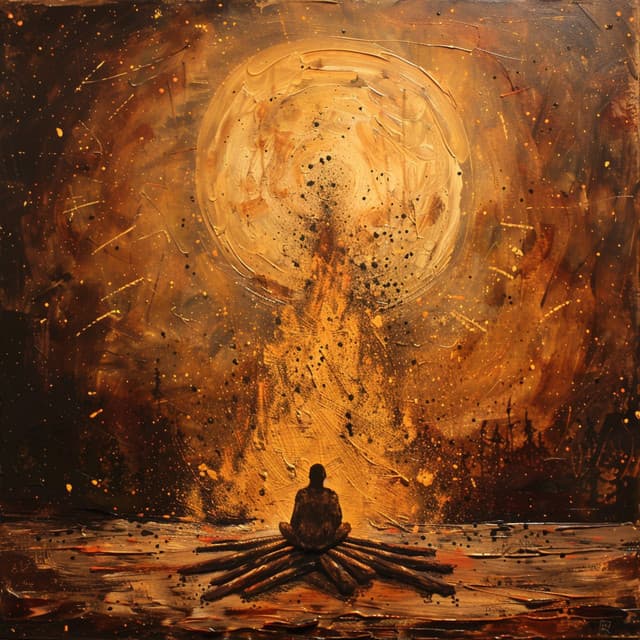 Ambiente De Spa De Fuego: Sonidos Reconfortantes Para Bienestar - Espacio vacio